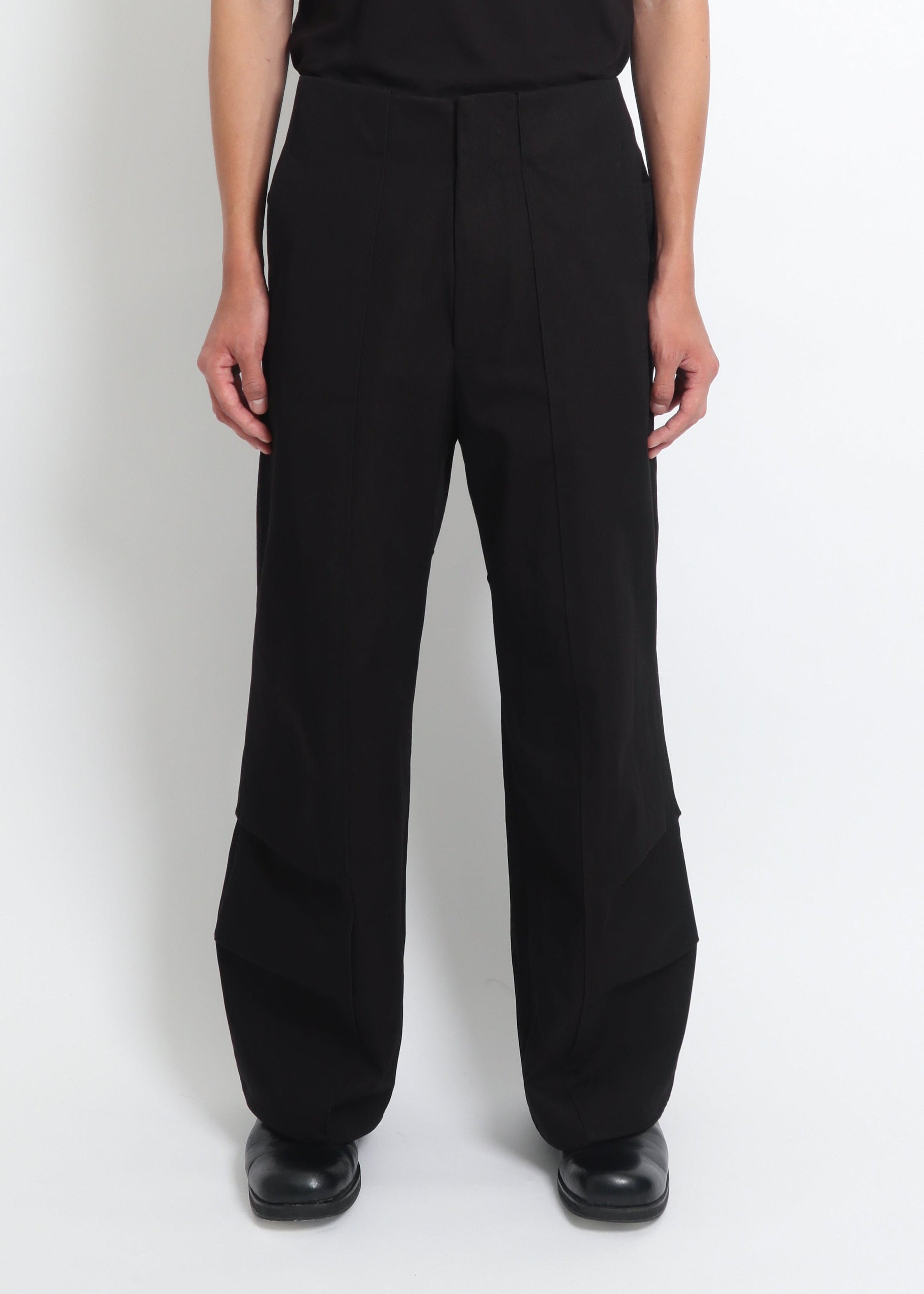 Seam-Pleated Trousers