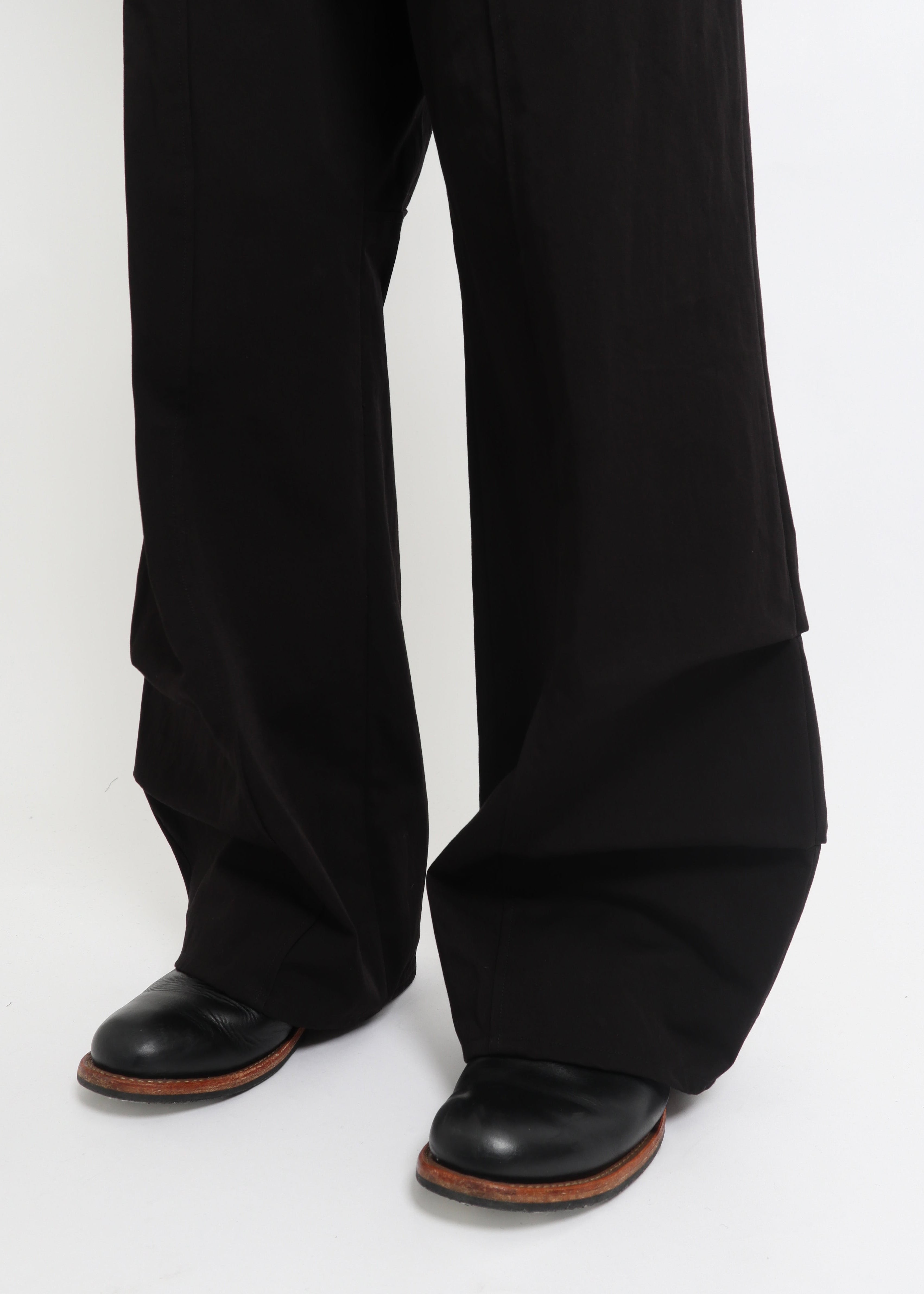 Seam-Pleated Trousers