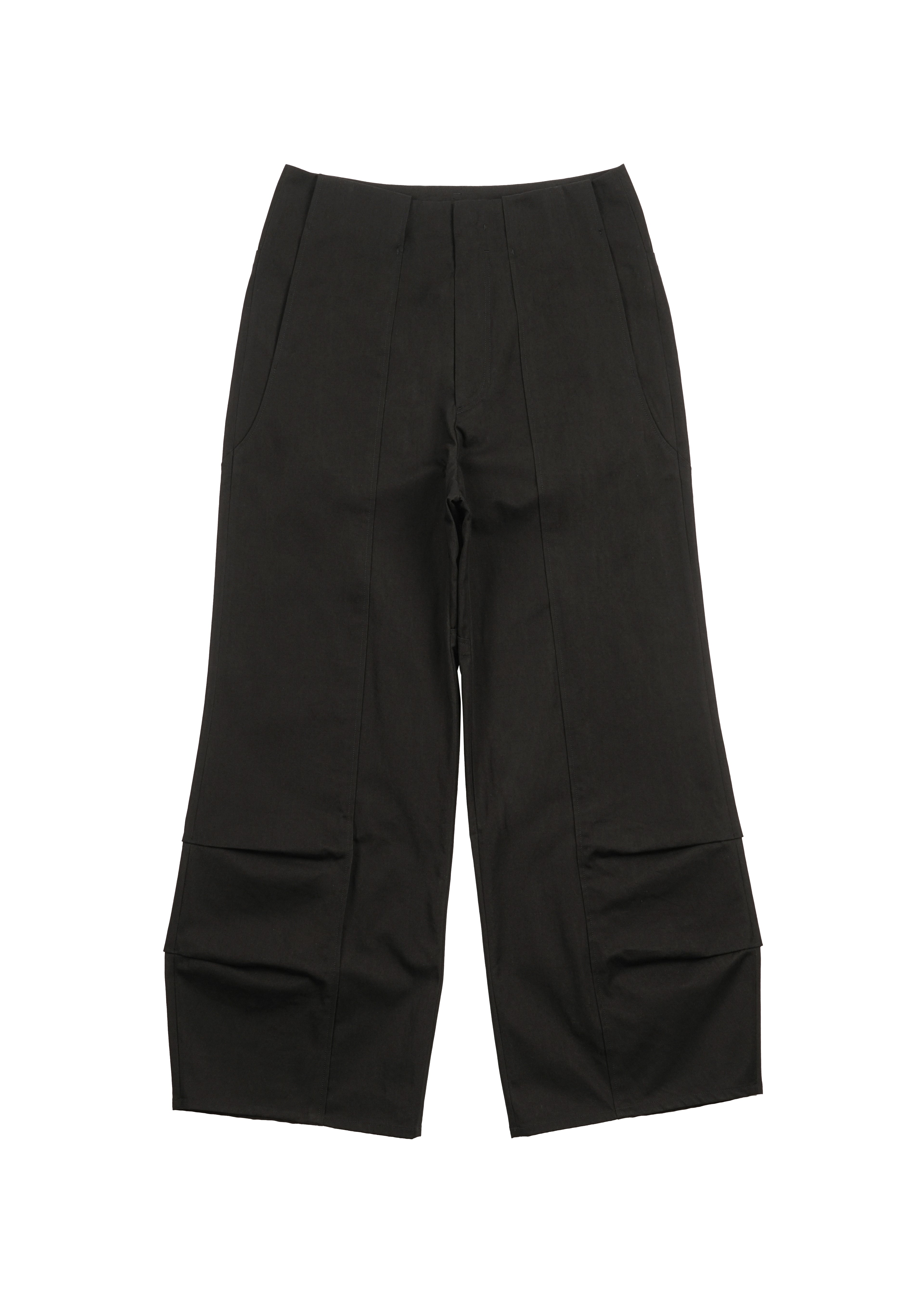 Seam-Pleated Trousers