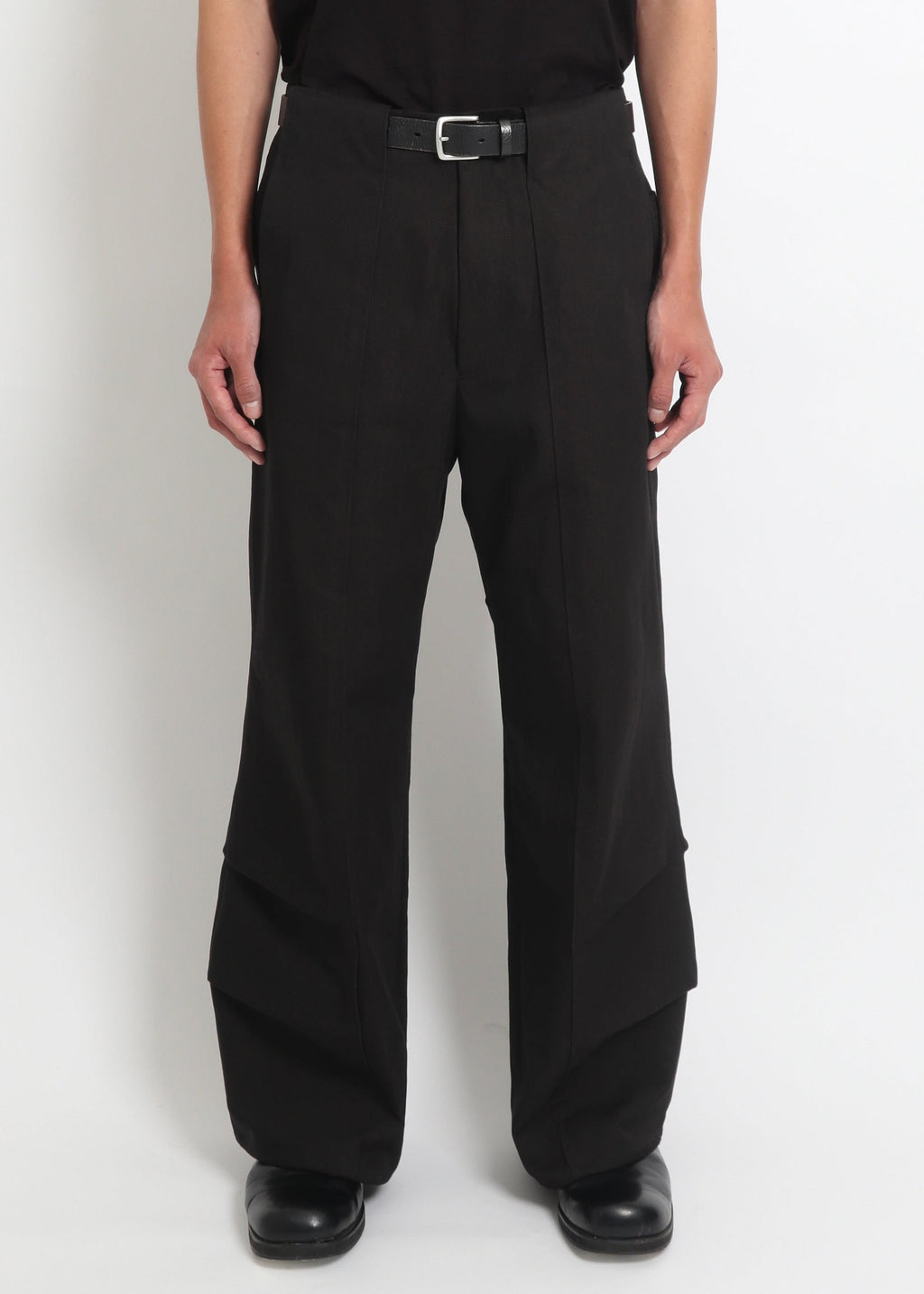 Seam-Pleated Trousers