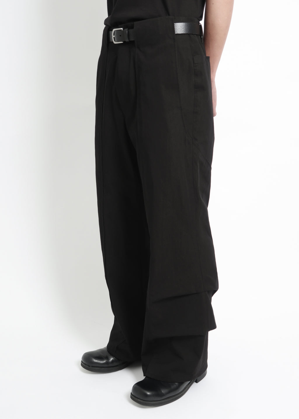Seam-Pleated Trousers