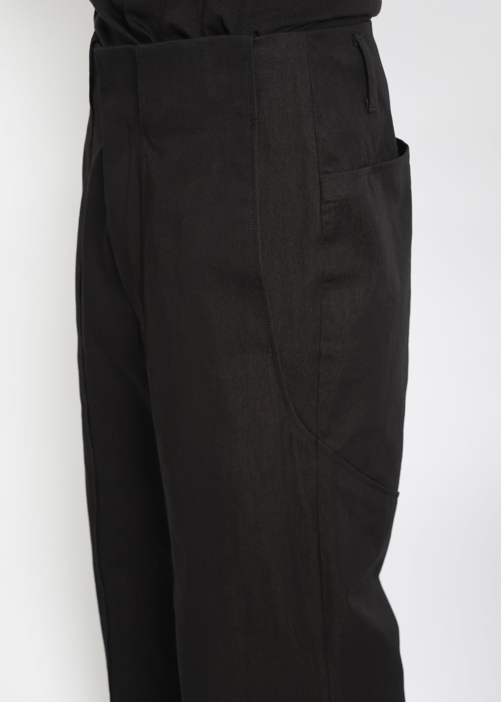Seam-Pleated Trousers