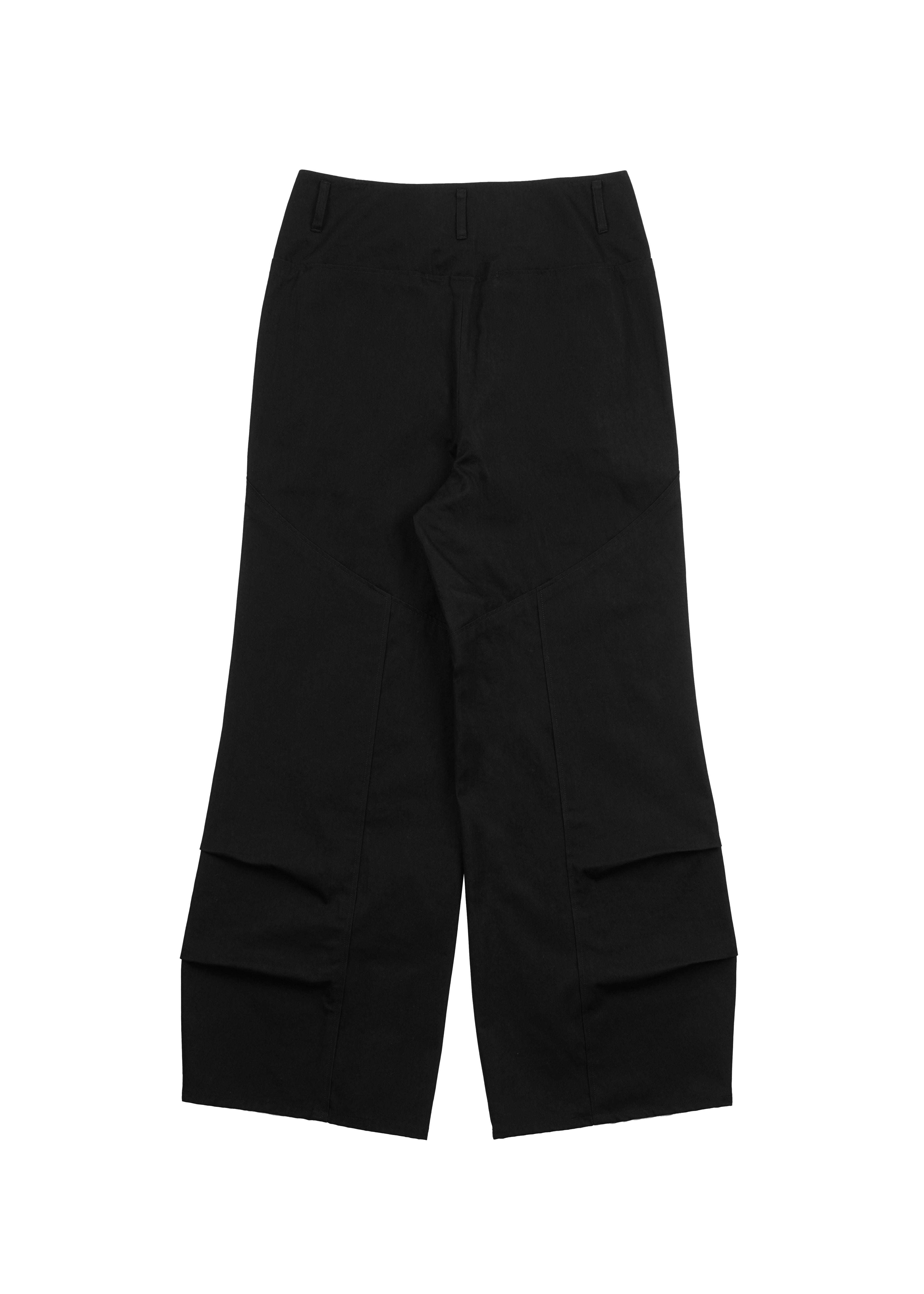 Seam-Pleated Trousers