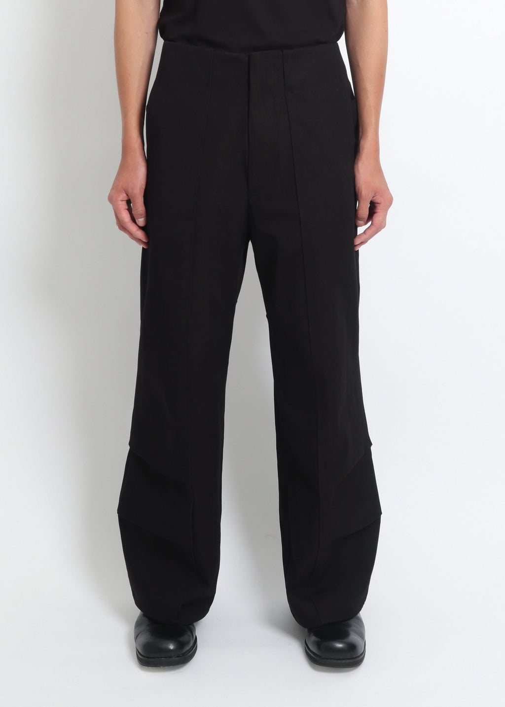 Seam-Pleated Trousers