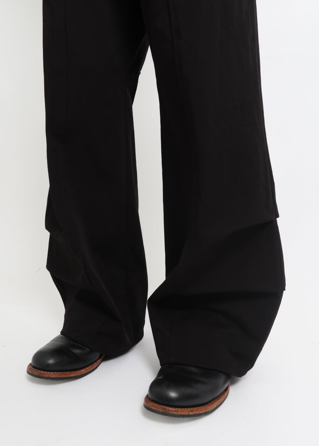 Seam-Pleated Trousers