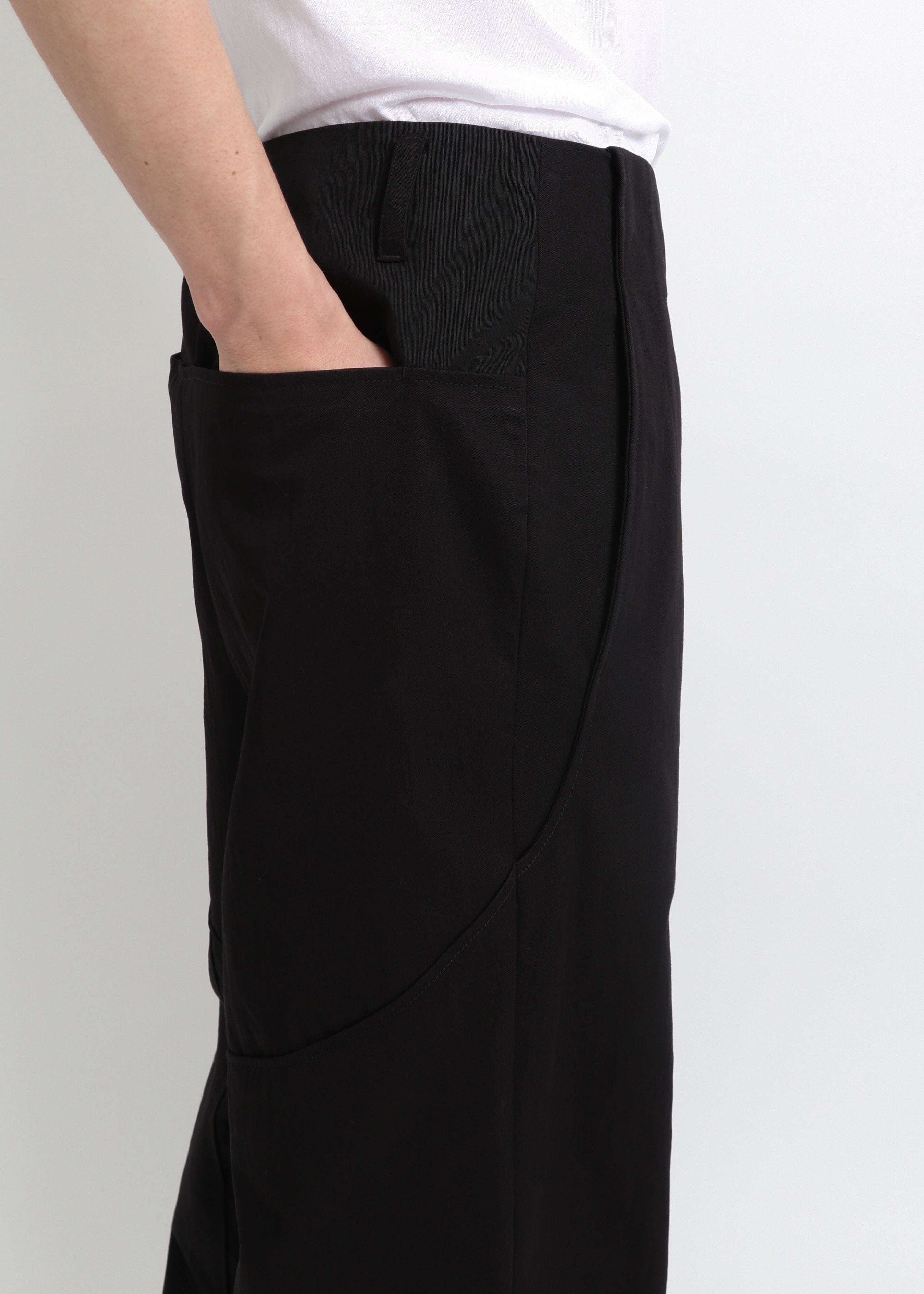 Seam-Pleated Trousers
