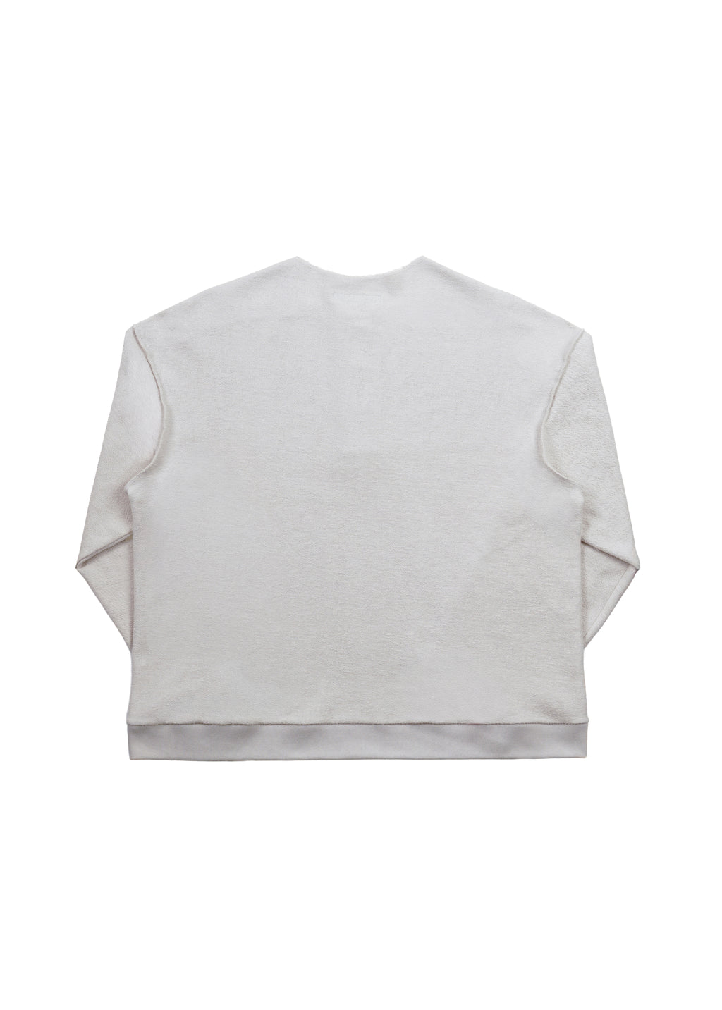 Raw Henley-Neck Sweatshirt