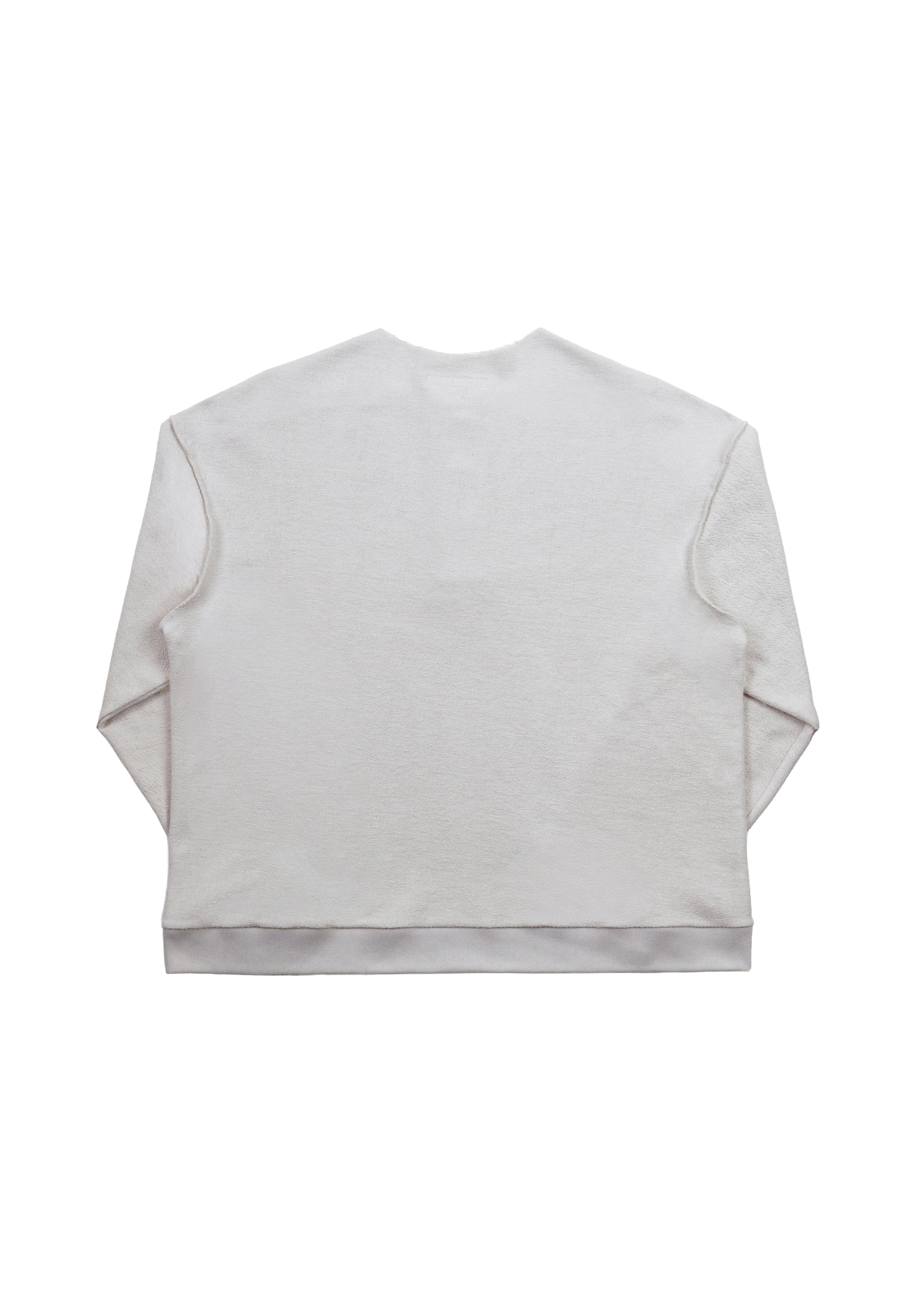 Raw Henley-Neck Sweatshirt